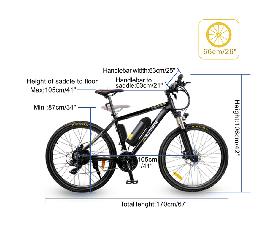 A6AB26 EBIKE SIZE